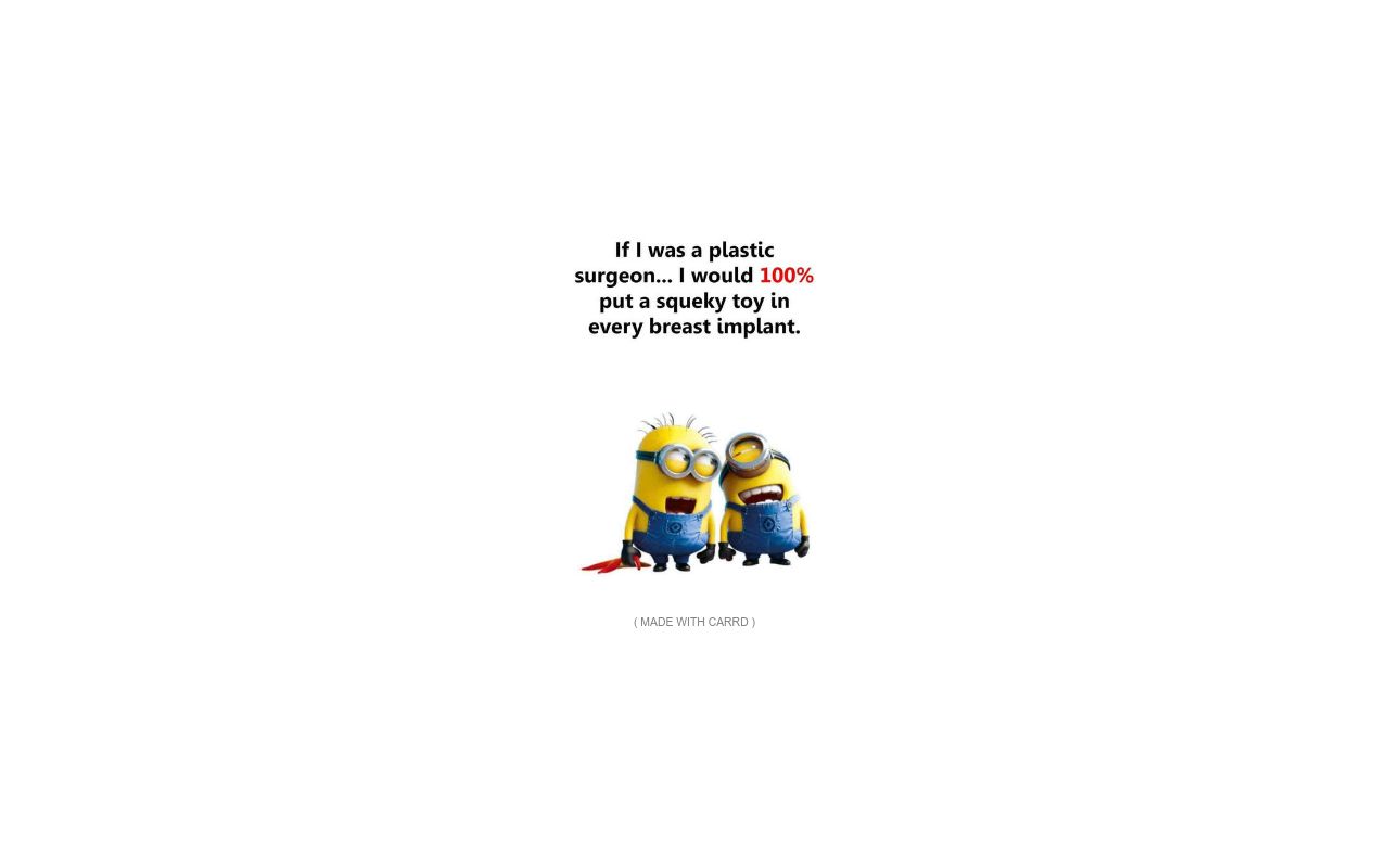 Carrd profile picture for @minions